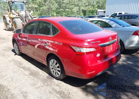 2013 Nissan Sentra S из США, поврежденный, VIN 3N1AB7AP9DL773287
